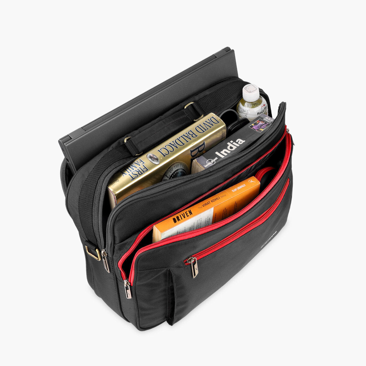 Black-Red, Headquarter Travel & Office Bag-2