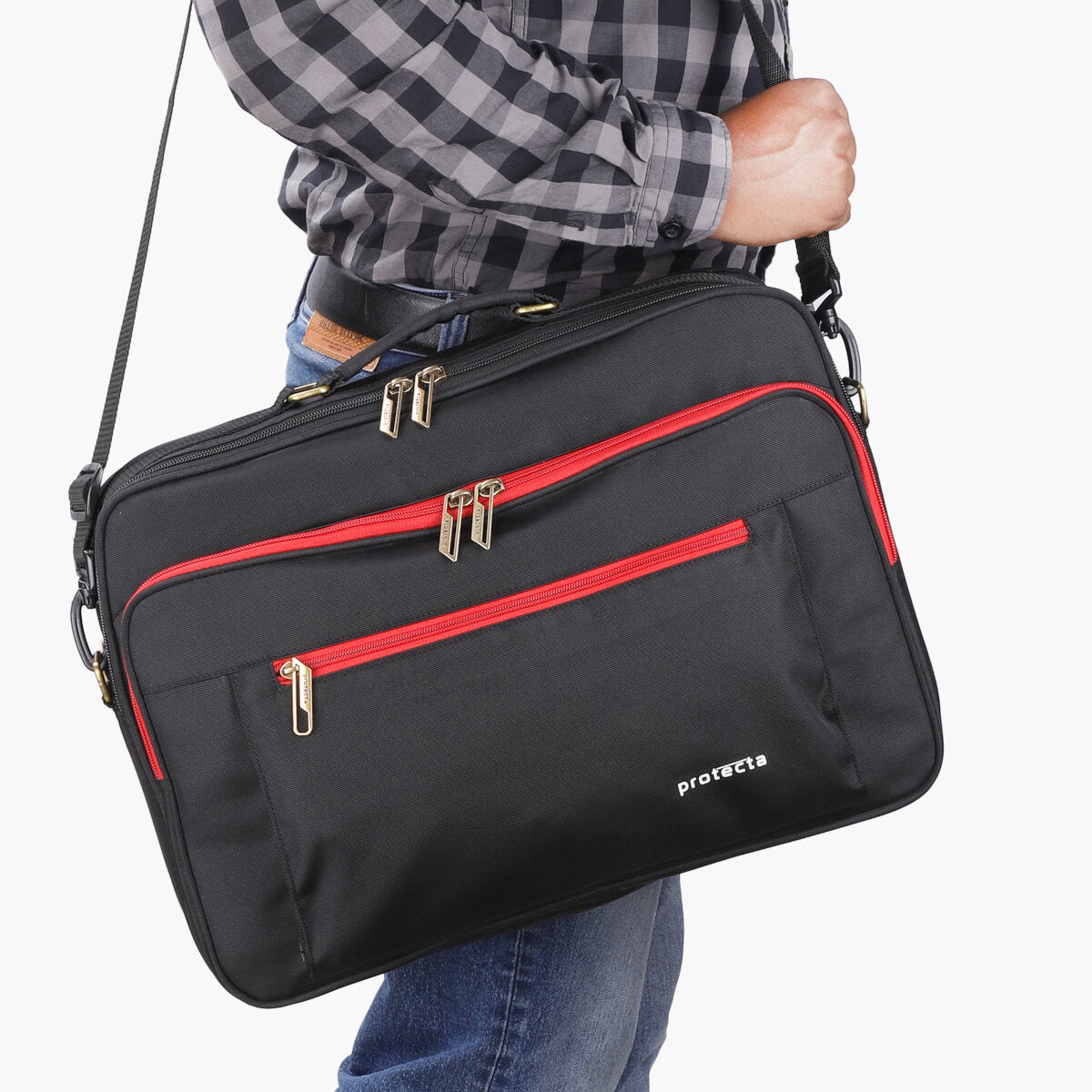 Black-Red, Headquarter Travel & Office Bag-8