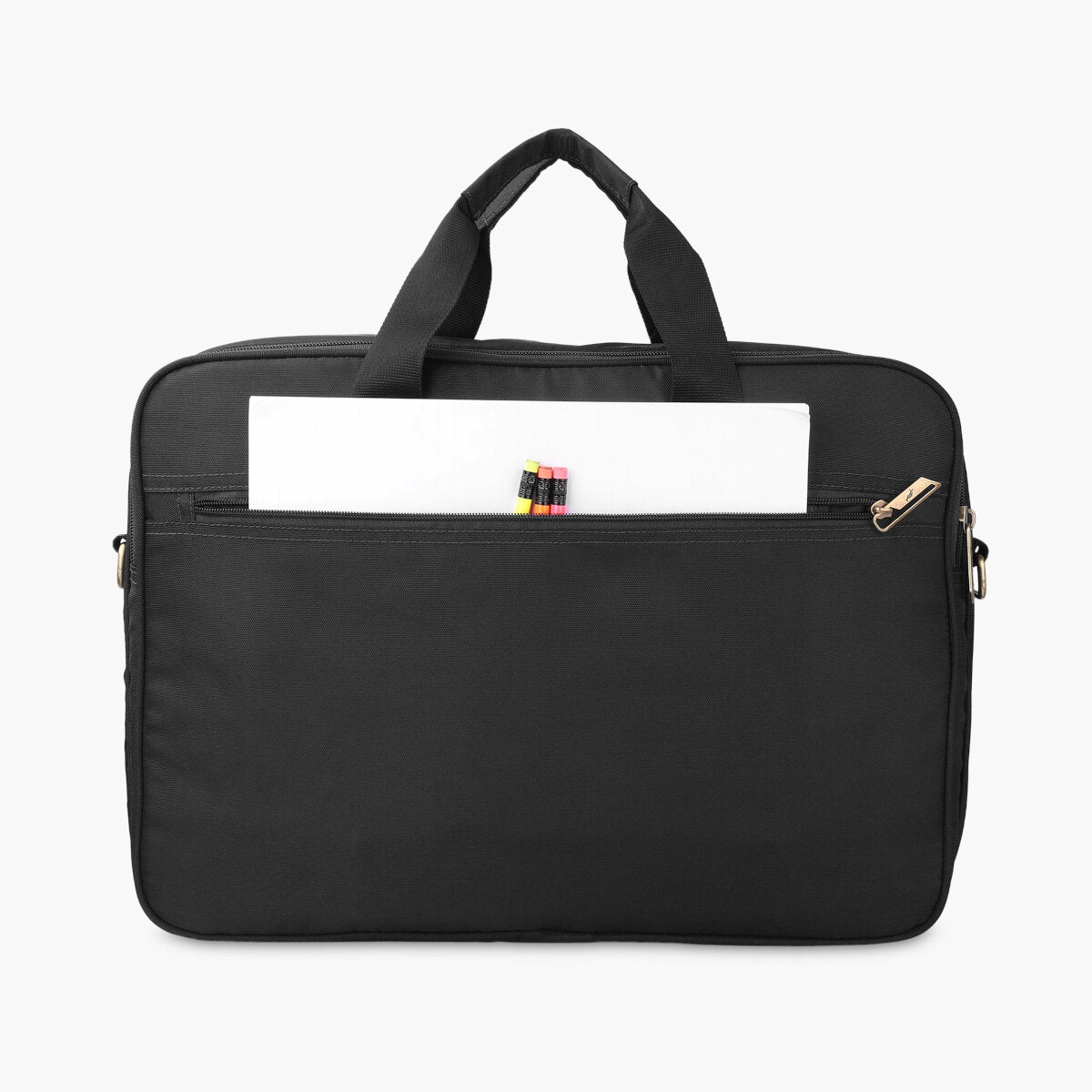 Black, Protecta Staunch Ally Travel & Offfice Laptop Bag-4