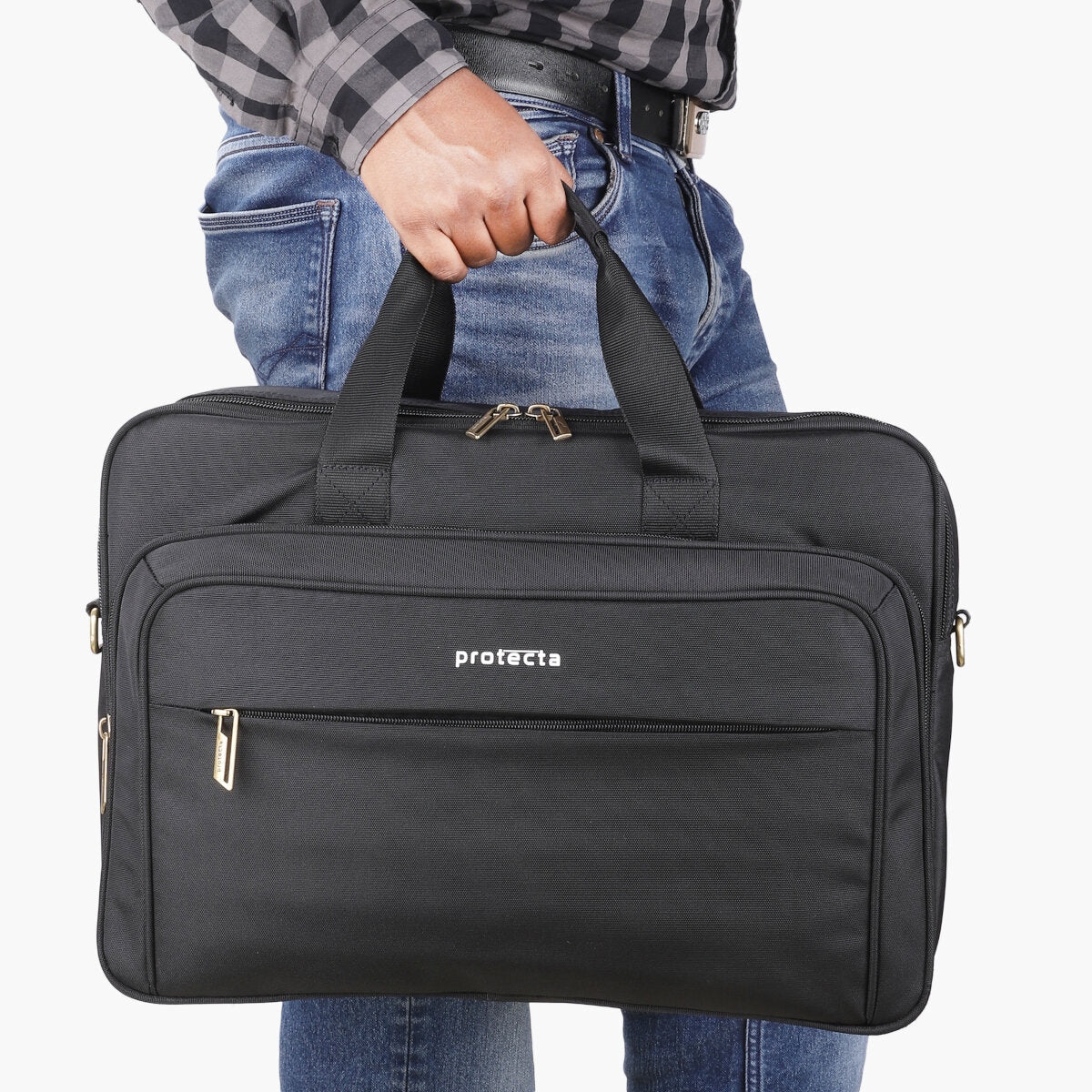 Black, Protecta Staunch Ally Travel & Offfice Laptop Bag-8