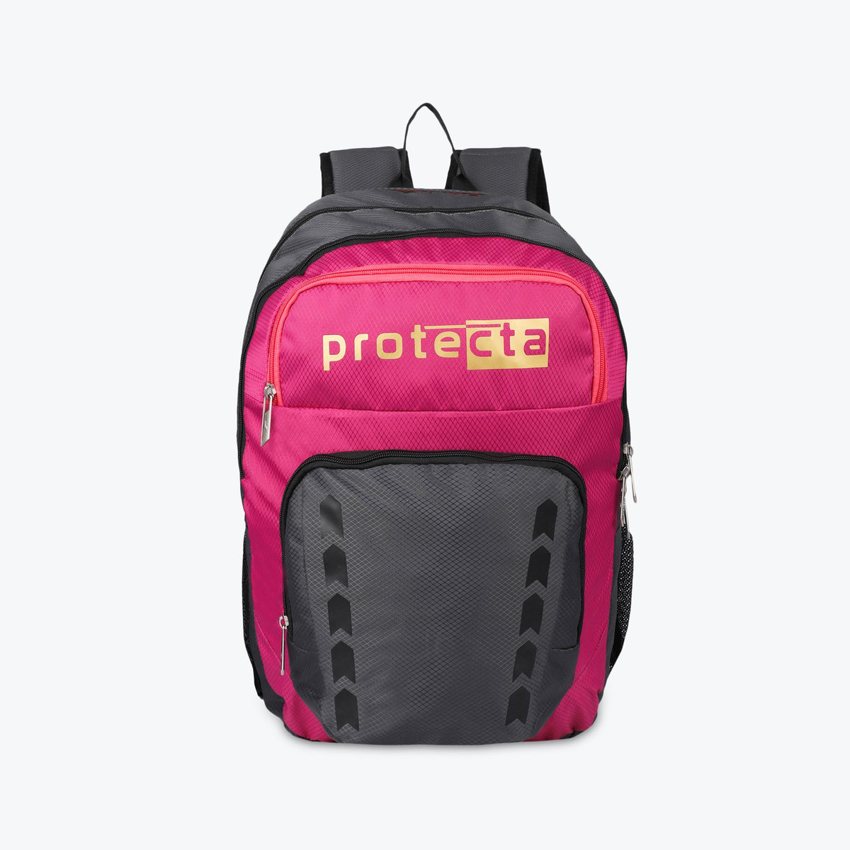 Grey best sale pink backpack